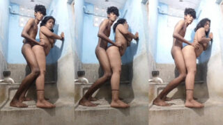 Indian porn video. young couple ne bathroom me sex kiya