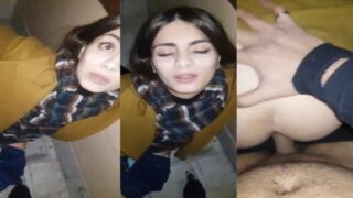 Sexy Arab college girl ko ghodi bana kar classroom mein choda