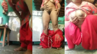 Biwi ne shalwar kameez se dikhaye mamme, fuddi aur badi gaand!