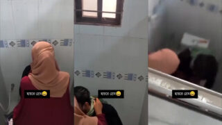 Public toilet me chudai karte lovers ko mili daant fatkar