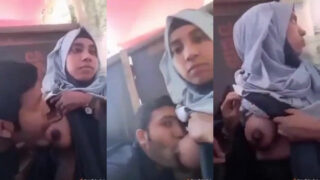 Burka uthakar taliba ne ashique ko chusaya bada mamma
