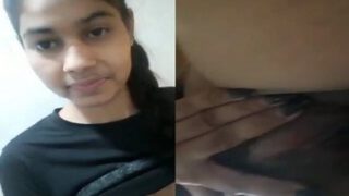 College Girl Big Boobs And Fingering In Hairy Pussy Porn